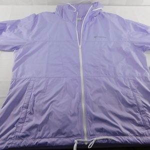 Columbia Windbreaker Purple Women's Size XL